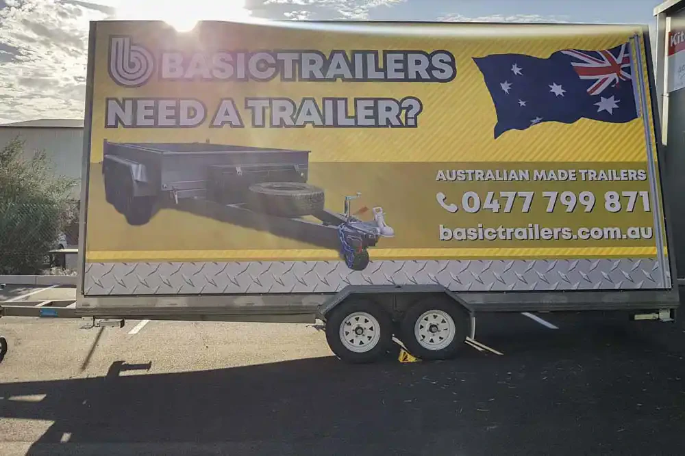 16X5 Tandem Axle Trailers 16X5 Advertising Trailers